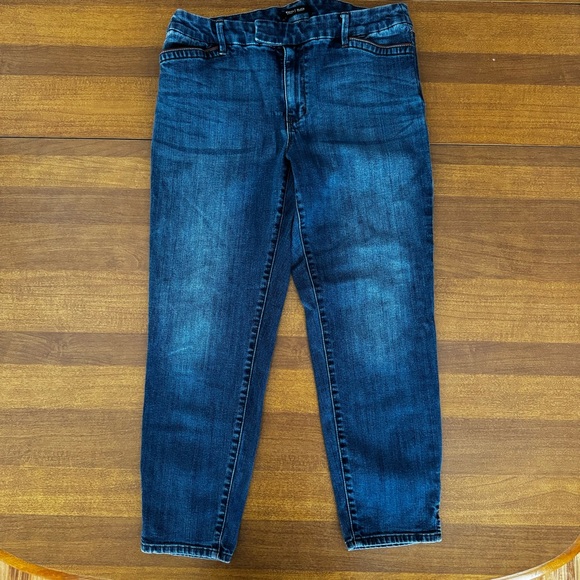 White House | Black Market Skinny Crop Jeans Size 12 - Picture 2 of 8
